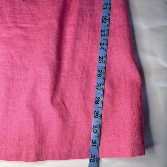 Etophe Studios puff sleeve feminine A-line Mini Dress M hot pink - Picture 7 of 9